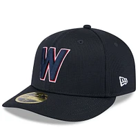 Casquette ajustée à profil bas 59FIFTY pour homme, bleu marine, Washington Nationals 2025 Spring Training