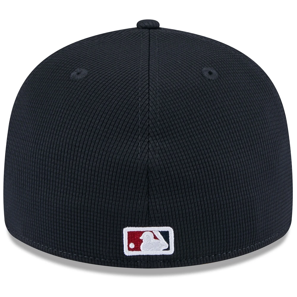Casquette ajustée à profil bas 59FIFTY pour homme, bleu marine, Washington Nationals 2025 Spring Training