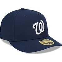 Men's New Era Navy Washington Nationals Oceanside Low Profile 59FIFTY Fitted Hat