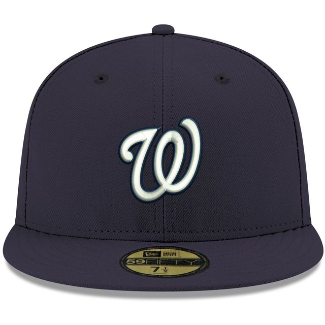 Casquette 59FIFTY bleu marine avec logo Washington Nationals pour homme New Era