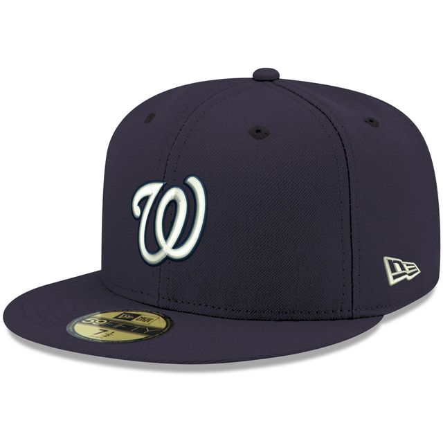 Casquette 59FIFTY bleu marine avec logo Washington Nationals pour homme New Era