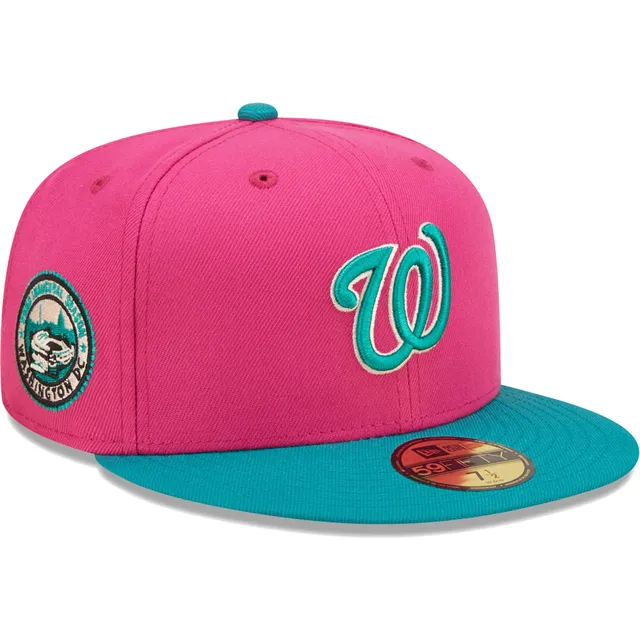 Lids Washington Nationals New Era Green Undervisor 59FIFTY Fitted Hat -  Gray