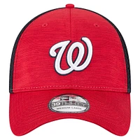 Casquette New Era rouge/noire pour homme Washington Nationals Neo 39THIRTY Flex