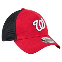 Casquette New Era rouge/noire pour homme Washington Nationals Neo 39THIRTY Flex