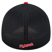 Casquette New Era rouge/noire pour homme Washington Nationals Neo 39THIRTY Flex