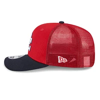 Men's New Era  Red/Navy Washington Nationals 2025 Batting Practice 9SEVENTY Stretch-Snap Trucker Hat