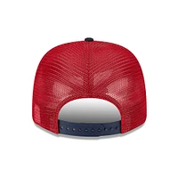 Men's New Era  Red/Navy Washington Nationals 2025 Batting Practice 9SEVENTY Stretch-Snap Trucker Hat