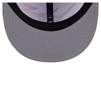 Men's New Era Red/White Washington Nationals Jagged 9FIFTY Snapback Hat