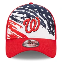 Casquette Flex New Era Washington Nationals 2022 4th of July 39THIRTY rouge pour homme