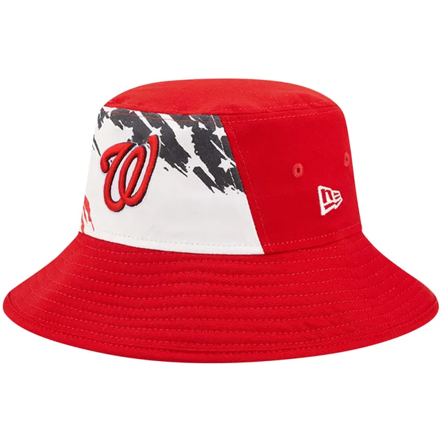 Lids Washington Nationals New Era Retro 59FIFTY Fitted Hat - Stone/Red