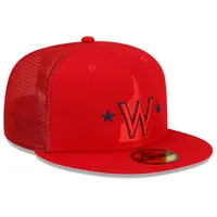 Casquette ajustée 59FIFTY pour entraînement au bâton des Washington Nationals 2023 New Era homme