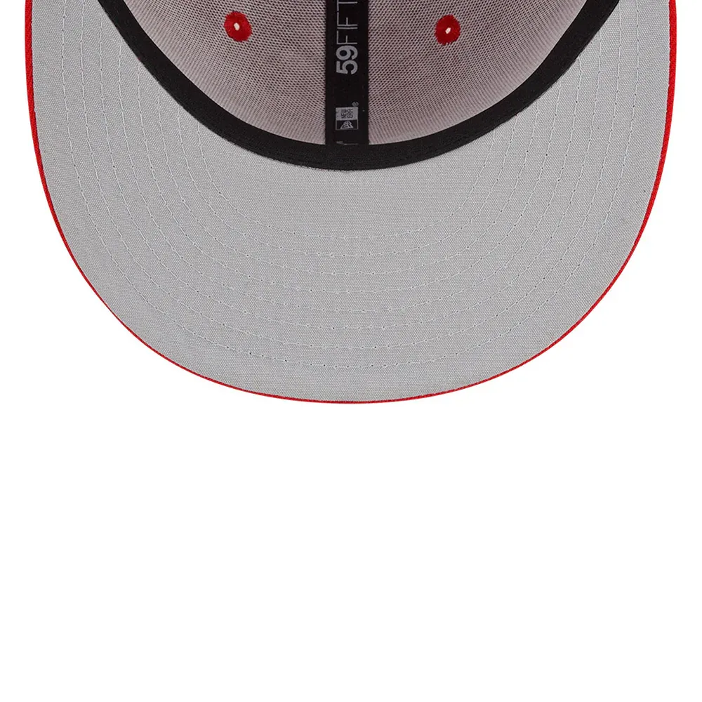 Casquette ajustée 59FIFTY pour entraînement au bâton des Washington Nationals 2023 New Era homme