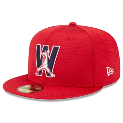 Washington Nationals New Era 2023 Clubhouse 59FIFTY Fitted Hat - Red