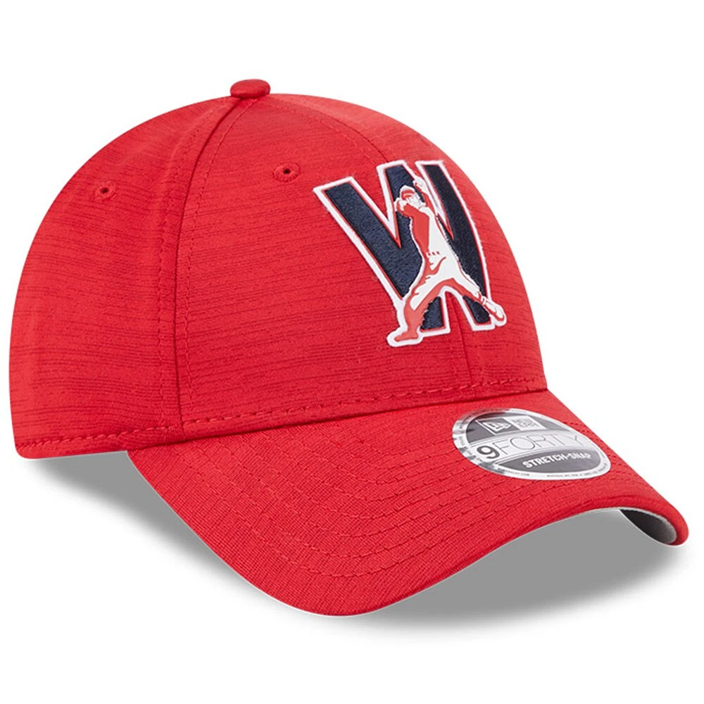 Casquette 9FORTY Clubhouse 9FORTY des Washington Nationals 2023 New Era rouge pour homme