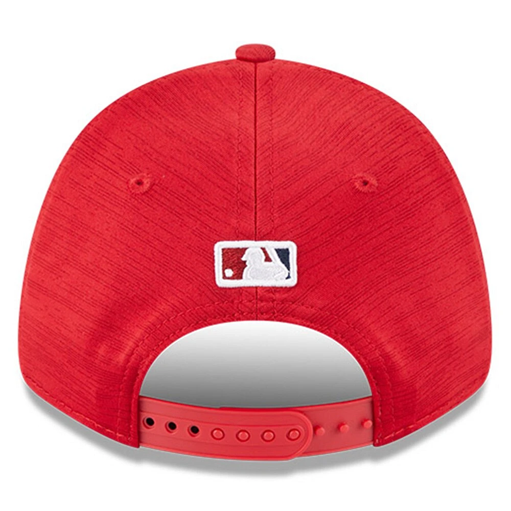 Men's New Era  Red Washington Nationals 2023 Clubhouse 9FORTY Snapback Hat