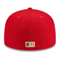 Casquette ajustée 59FIFTY New Era Red Washington Nationals 2023 Fourth of July pour homme