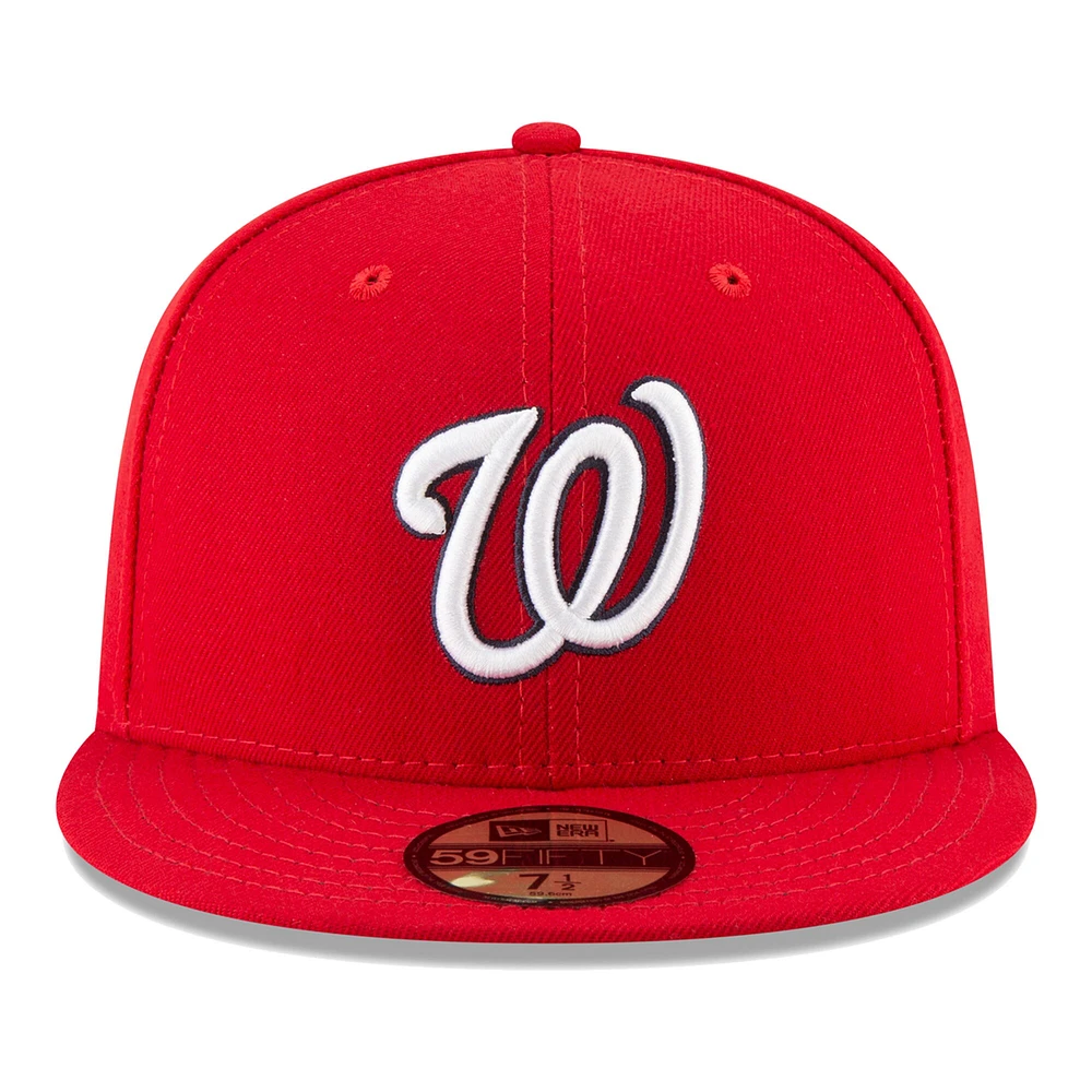 Casquette ajustée 59FIFTY classique des Nationals de Washington 2023 Little League New Era pour homme, rouge