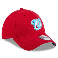 Men's New Era Red Washington Nationals 2024 Father's Day 39THIRTY Flex Hat