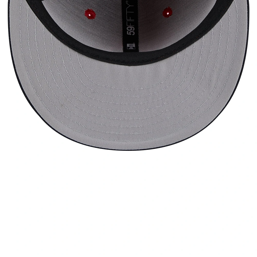 Men's New Era Red Washington Nationals 2025 Batting Practice 59FIFTY Fitted Hat