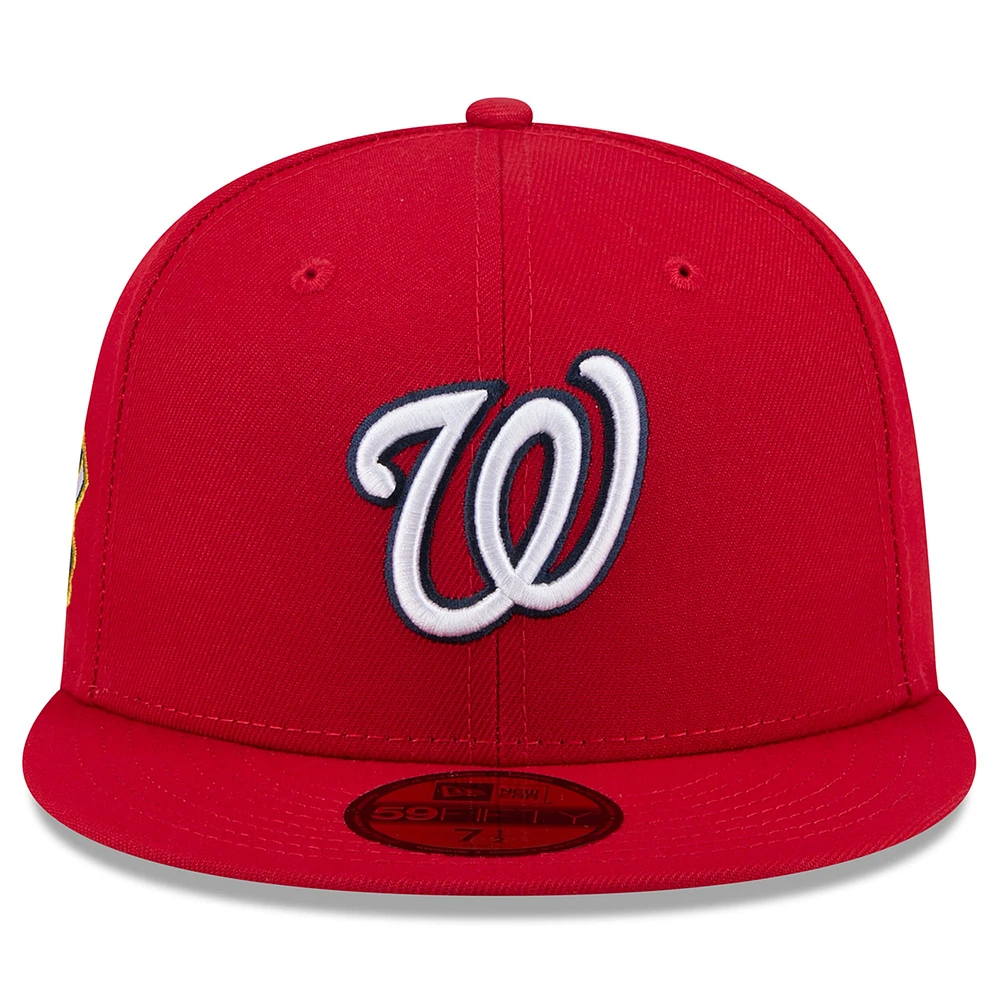 Men's New Era  Red Washington Nationals 2025 Jackie Robinson Day 59FIFTY Fitted Hat