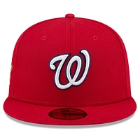 Men's New Era  Red Washington Nationals 2025 Jackie Robinson Day 59FIFTY Fitted Hat