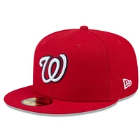 Men's New Era  Red Washington Nationals 2025 Jackie Robinson Day 59FIFTY Fitted Hat