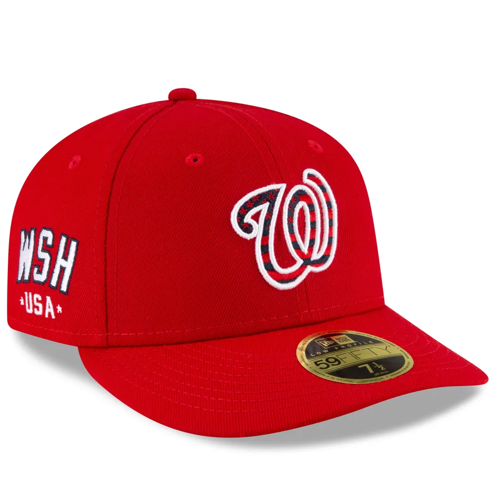 Lids Washington New Era July On-Field Low 59FIFTY Fitted Hat - Red | Connecticut Post Mall