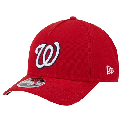 Casquette ajustable 9FORTY M-Crown rouge des Nationals de Washington New Era pour homme