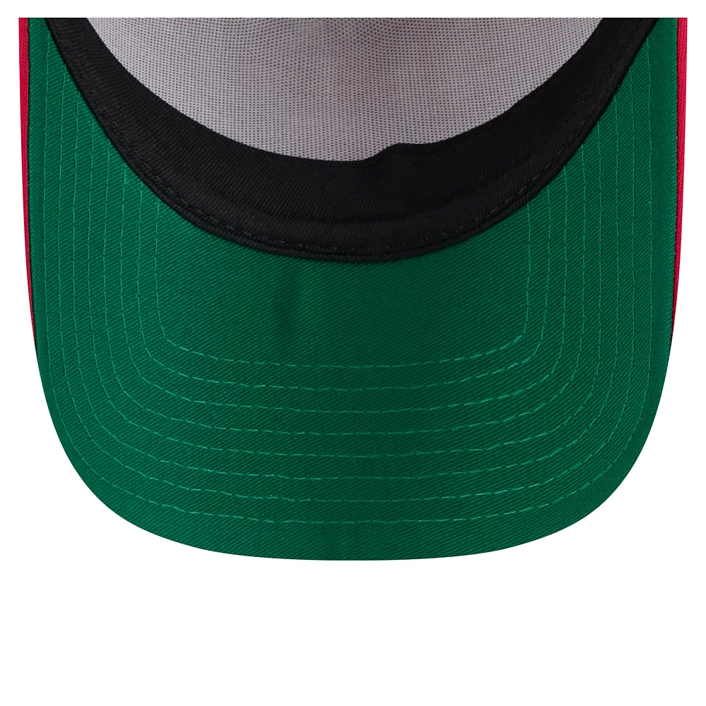 Casquette camionneur ajustable New Era 9FORTY A-Frame rouge Washington Nationals pour homme
