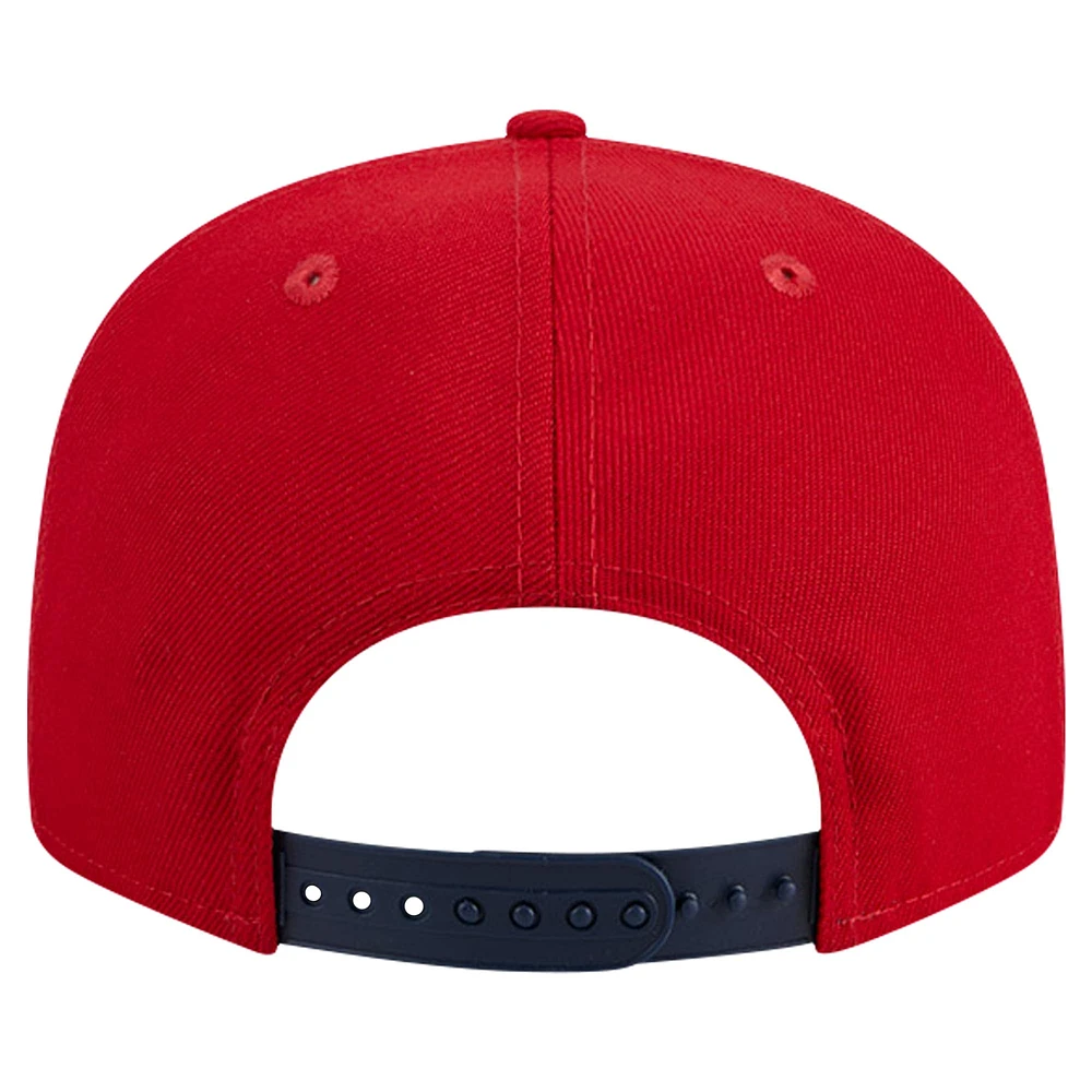 Men's New Era Red Washington Nationals Game Day Bold 9FIFTY Snapback Hat