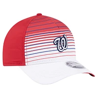 Men's New Era  Red Washington Nationals Gradient 9FORTY M-Crown Adjustable Hat