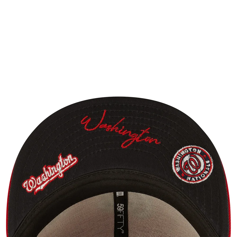 New Era / Men's Washington Nationals Red 59Fifty Fitted Hat