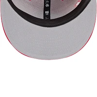 Casquette Snapback 9FIFTY Strike pour homme avec logo Washington Nationals rouge New Era