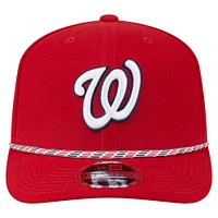 Casquette extensible à boutons-pression multi-cordes 9SEVENTY des Nationals de Washington de New Era pour homme