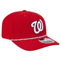 Casquette extensible à boutons-pression multi-cordes 9SEVENTY des Nationals de Washington de New Era pour homme