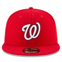 Men's New Era Red Washington Nationals National Baseball Hall of Fame 59FIFTY Fitted Hat