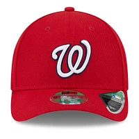Men's New Era  Red Washington Nationals Player Replica 9FORTY Adjustable Hat