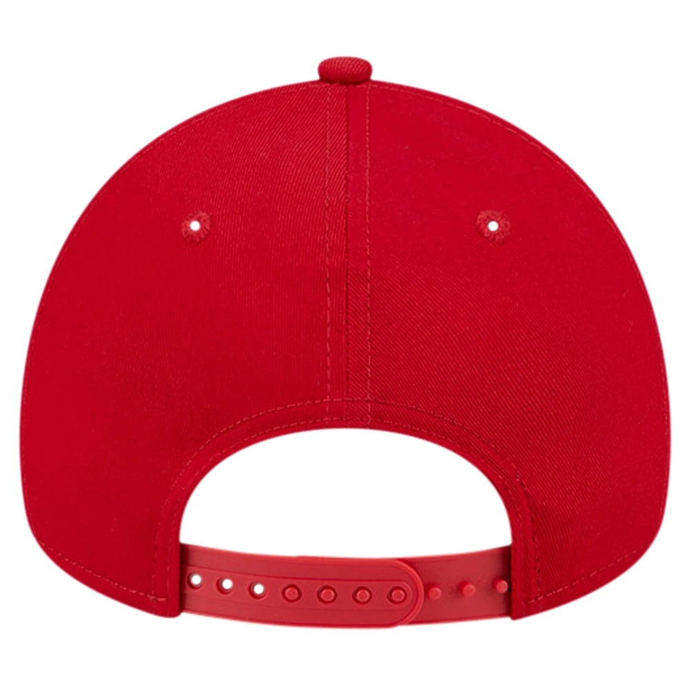 Casquette ajustable 9FORTY couleur A-Frame des Nationals de Washington New Era pour hommes, rouge