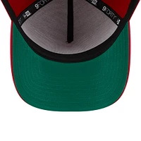 Casquette ajustable 9FORTY couleur A-Frame des Nationals de Washington New Era pour hommes, rouge