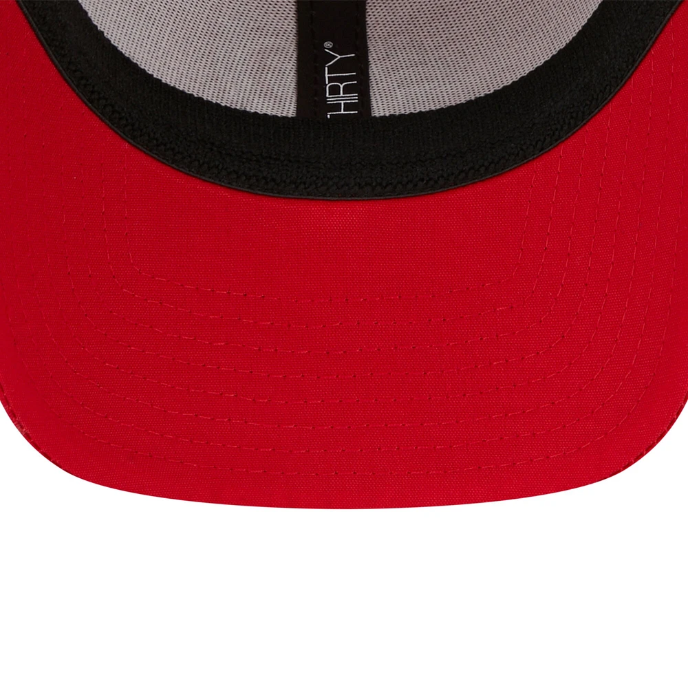 Men's New Era Red Washington Nationals Tonal Team Neo 39THIRTY Flex Hat