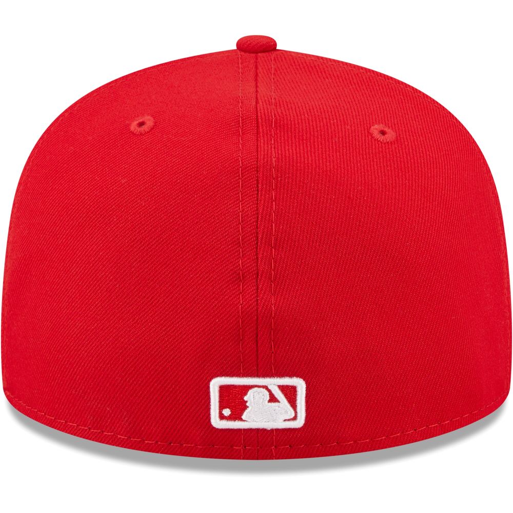 Men's New Era Red Washington Nationals White Logo 59FIFTY Fitted Hat