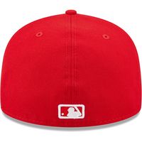Men's New Era Red Washington Nationals White Logo 59FIFTY Fitted Hat