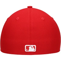 Casquette ajustée 59FIFTY à profil bas Scarlet Washington Nationals New Era pour homme