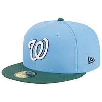 Men's New Era  Sky Blue/Cilantro Washington Nationals 2018 MLB All-Star Game 59FIFTY Fitted Hat