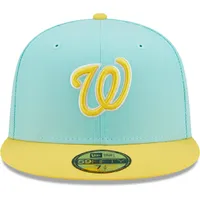 Washington Nationals New Era Spring Color Basic 59FIFTY Fitted Hat - Blue