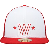 Casquette ajustée 59FIFTY pour entraînement au bâton sur le terrain des Washington Nationals 2023 New Era homme