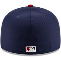 Men's New Era White/Red Washington Nationals Alternate 2 Authentic Collection On-Field - 59FIFTY Fitted Hat