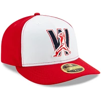 New Era pour hommes, blanc/rouge, Washington Nationals Alternate 4 Authentic Collection On-Field Low Profile - Casquette ajustée 59FIFTY