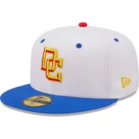 Men's New Era White/Royal Washington Nationals Final Season at RFK Memorial Stadium Cherry Lolli 59FIFTY Fitted Hat