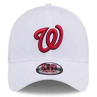 Men's New Era White Washington Nationals 39THIRTY Flex Hat